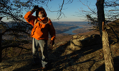 Exploring Above Bluff Trail